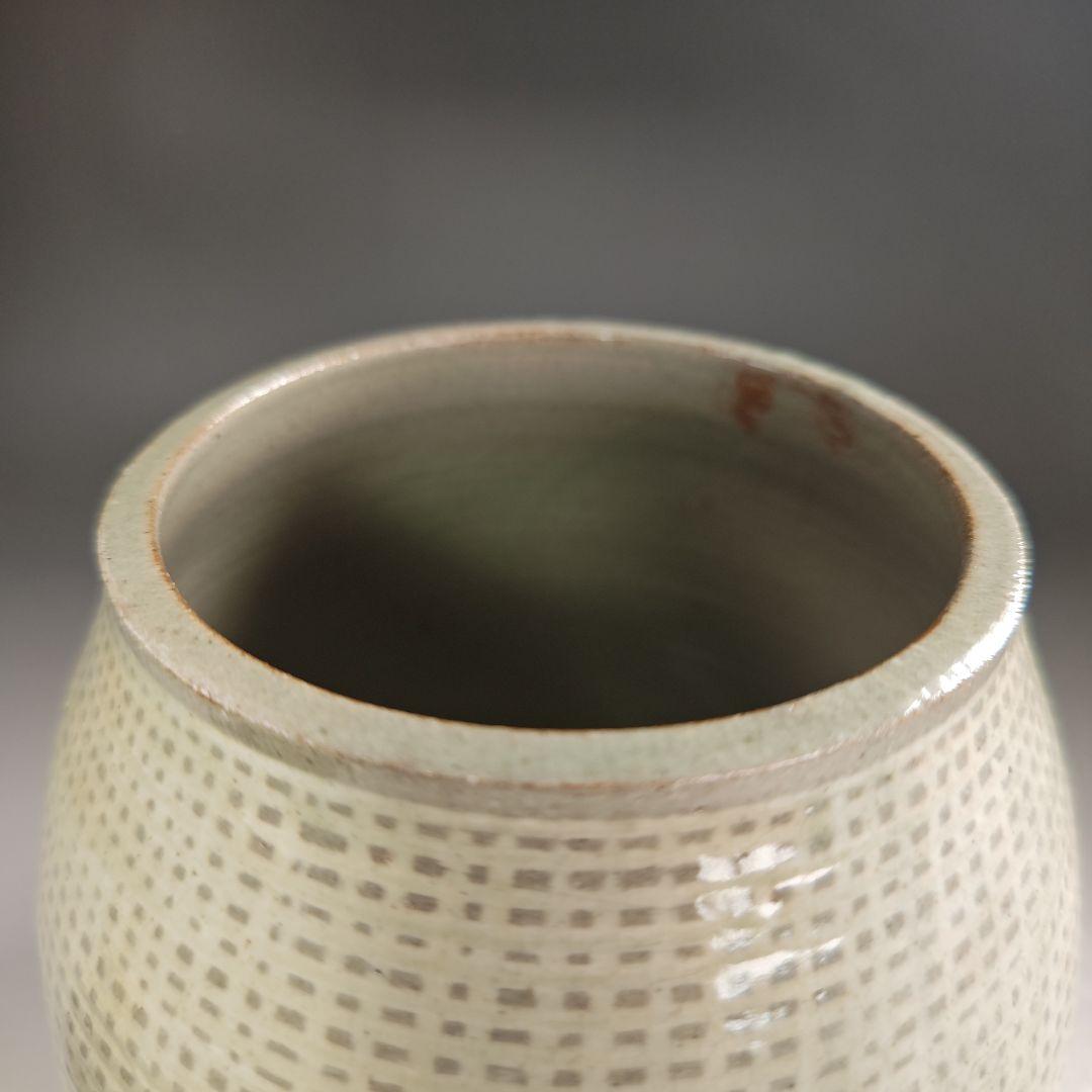 ウ294 水指『福森比路志』『三島芋頭水指　共箱』茶道具