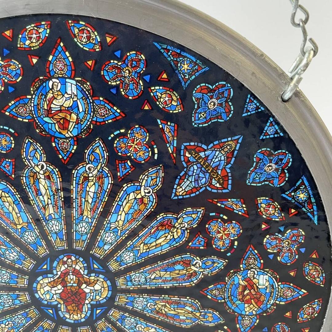 【希少】セントジョン ザ ディヴァイン大聖堂 ステンドグラス チェーン付