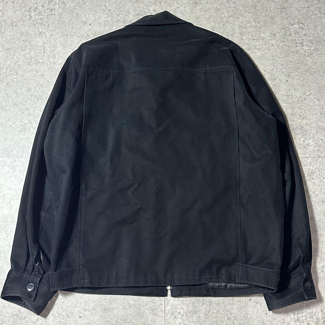 希少 agnes b homme コットン八の字ブルゾン ブラック riri