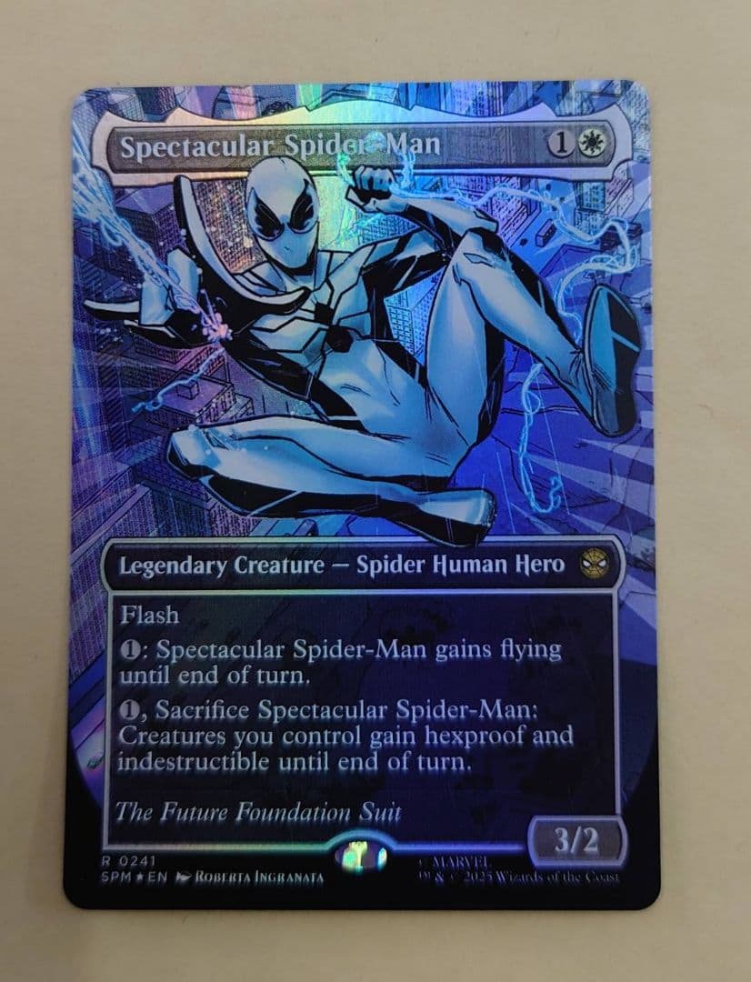 匿名配送//スペクタキュラー・スパイダーマン テクスチャーfoil 0241