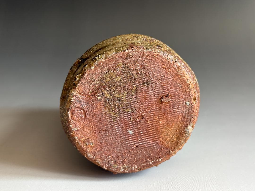 渋谷泥詩　萩焼　掛花入