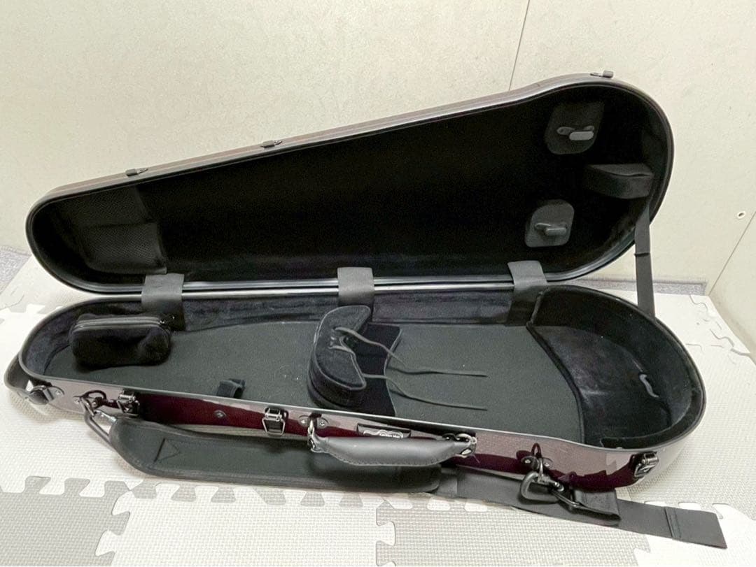 カーボンマック　ビオラケース　カラーワインレッド