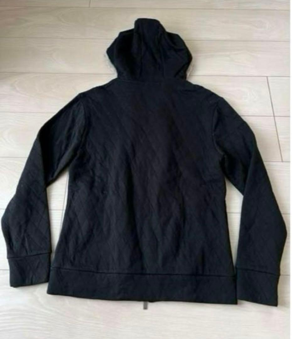 BURBERRY BLACK LABELパーカー 黒 ファー付きフード　サイズ２