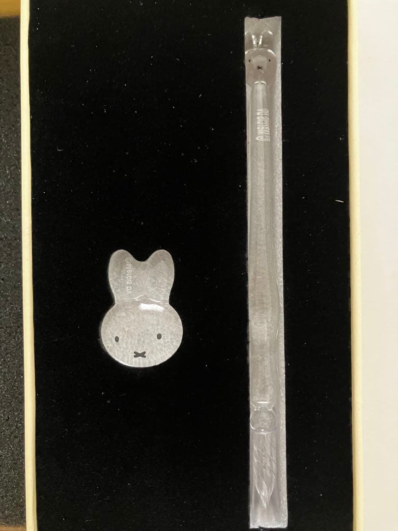 ミッフィー ガラスペン ペンレスト ボックスセット 郵便局限定