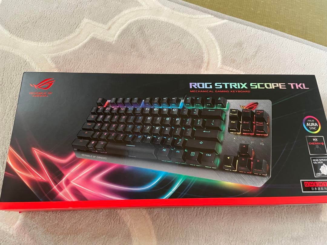 ROG Strix Scope TKL 銀軸 sv/jp