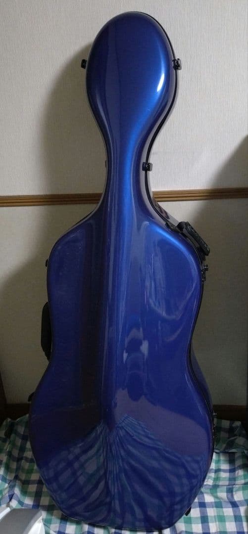 フューメビアンカ　Fiumebianca　４／４チェロハードケース (ブルー)