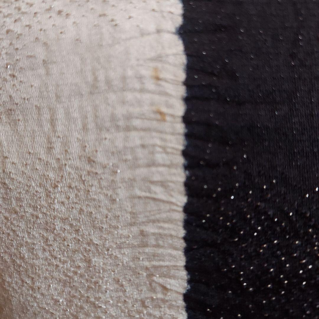 正絹振袖 蝶と辻ヶ花模様 黒と白 帯揚げ 帯締め 重ね襟 髪飾り