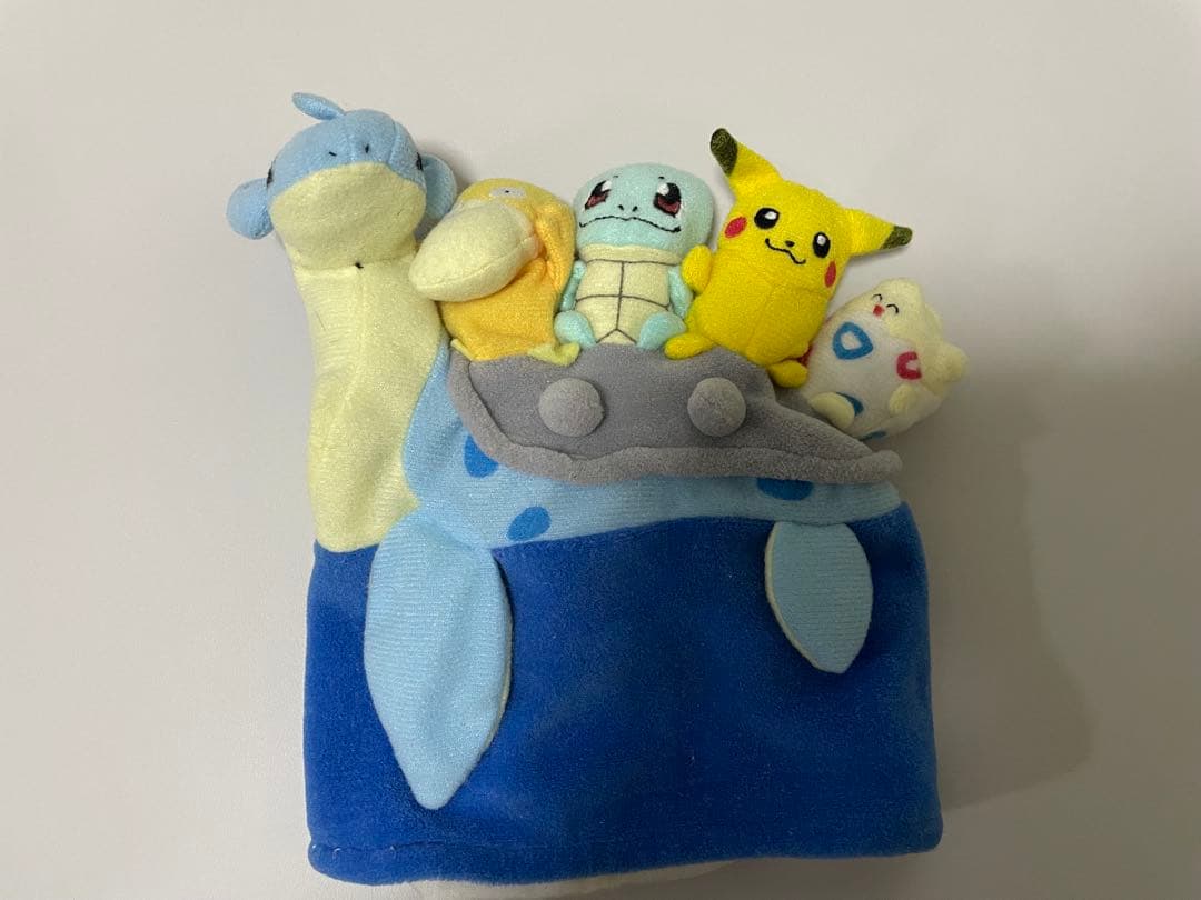 tomy ポケモン　ゆびポケフレンズ　L ラプラス　ピカチュウ 指人形　レア