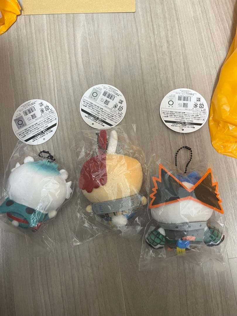 ちいかわ僕のヒーローアカデミア ヒロアカ コラボ マスコット全3種ハチワレうさぎ