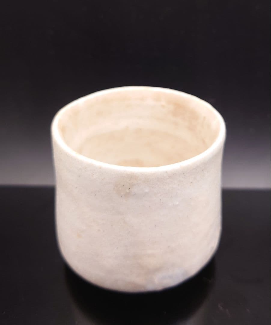 梶原靖元　雲泥杯　粉引　ぐい呑　雲岱里