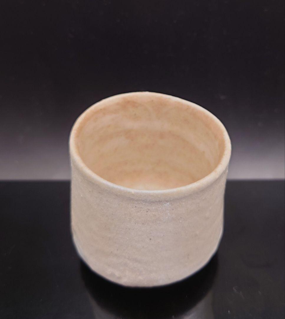 梶原靖元　雲泥杯　粉引　ぐい呑　雲岱里