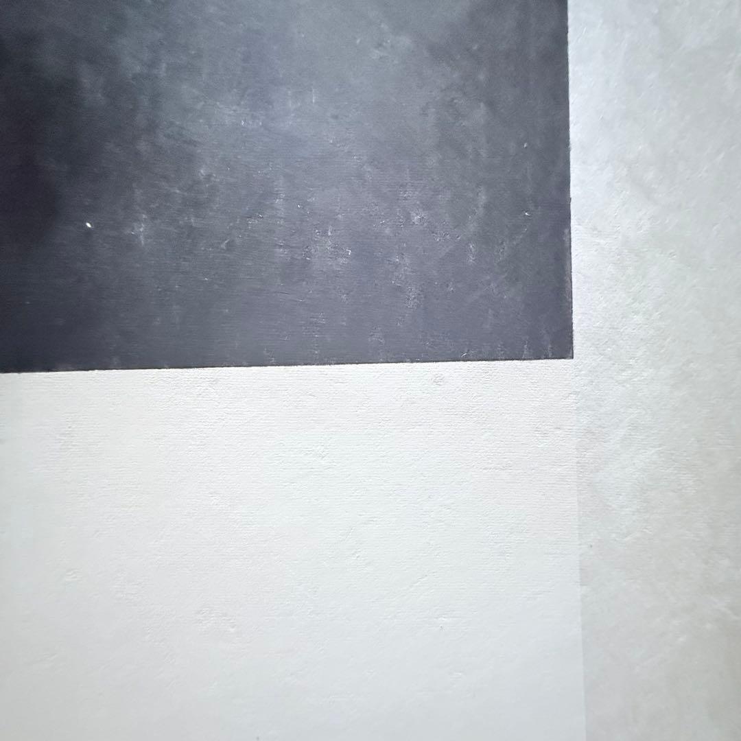 2211様感謝‼️秋‼️永井一正『赤❌白❌黒のコンポジション』版画和紙にリトグラフ