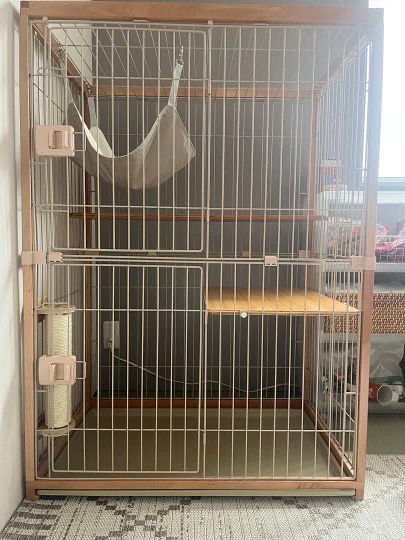 キャットケージ 2段 多頭飼い対応
