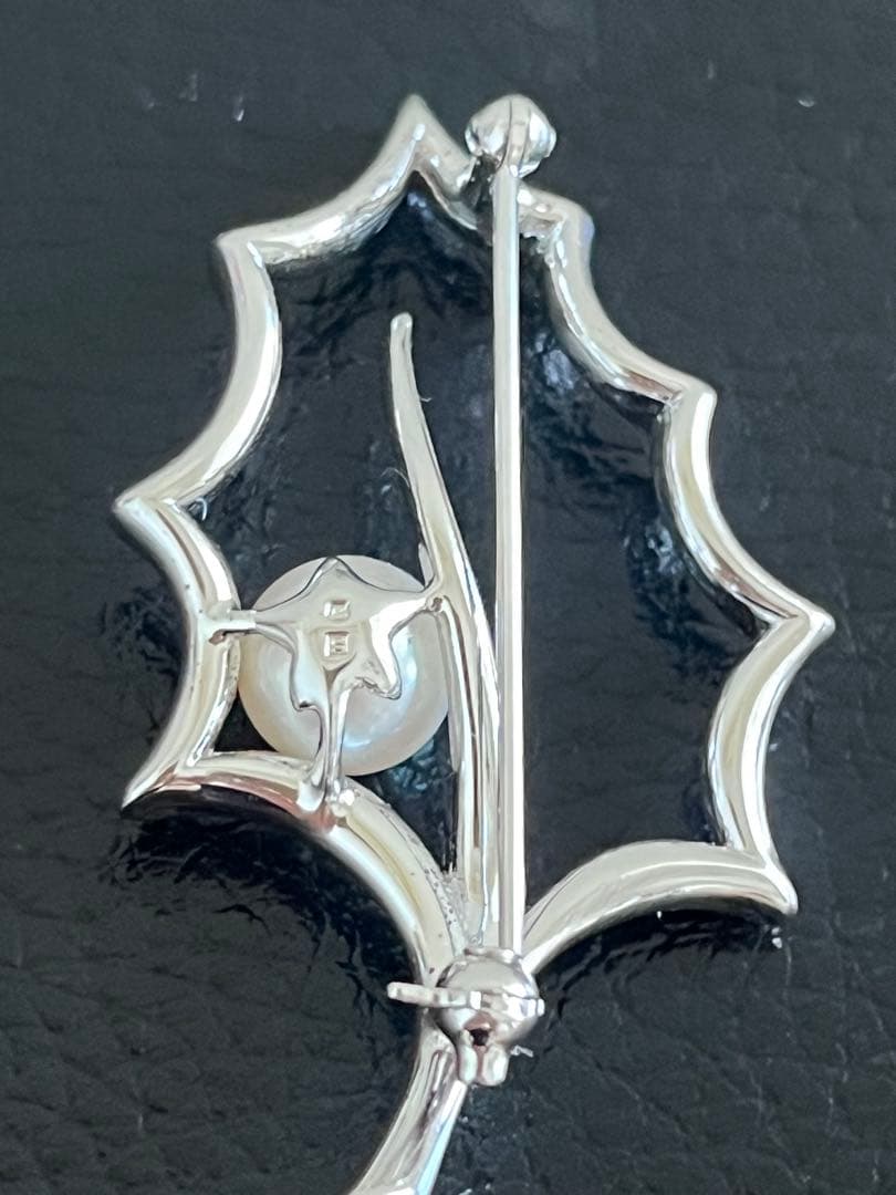 Mikimoto ブローチ　 刻印あり　シルバー製