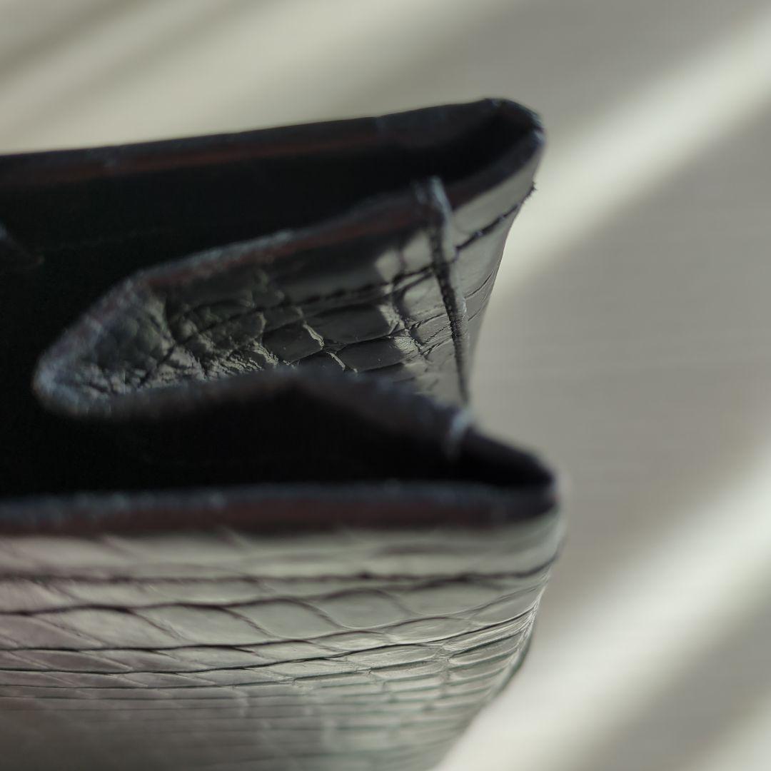 Ferragamo ブラック クロコダイル風 バッグ