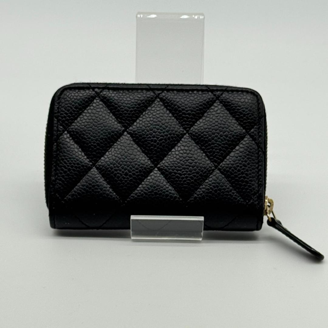 【箱付き・極美品】シャネル キャビアスキン カード　ケース　小銭入れ