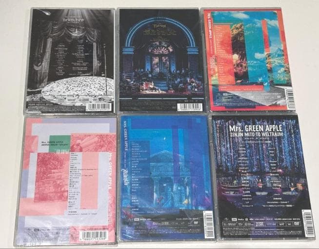 Mrs.GREEN APPLE 通常盤 DVD 6作品