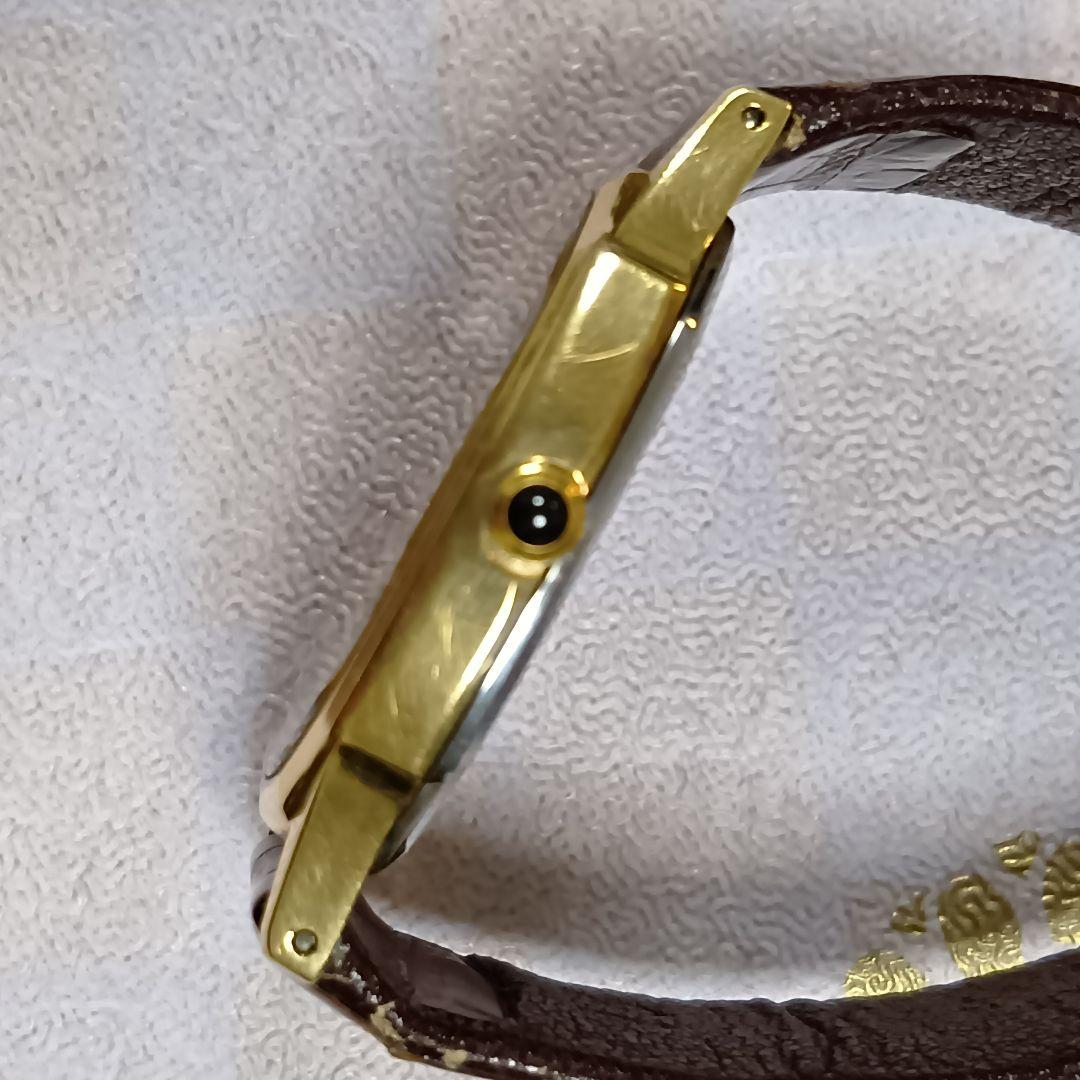 て*る様 【１４金】 オリエント シャンドール クォーツ 14K メンズ 動作品