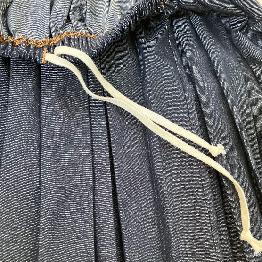 tricot comme des garcons デニム プリーツ スカート