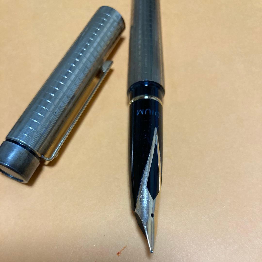 SHEAFFER 万年筆　タルガ 1007 チェッカー　ゴールドプレート　旧型