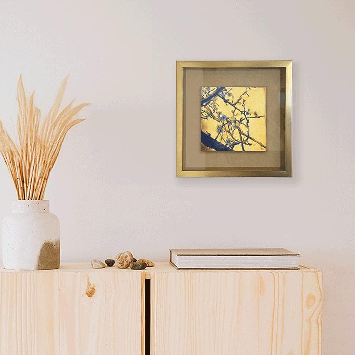 「箔景色-白梅」※純金箔使用