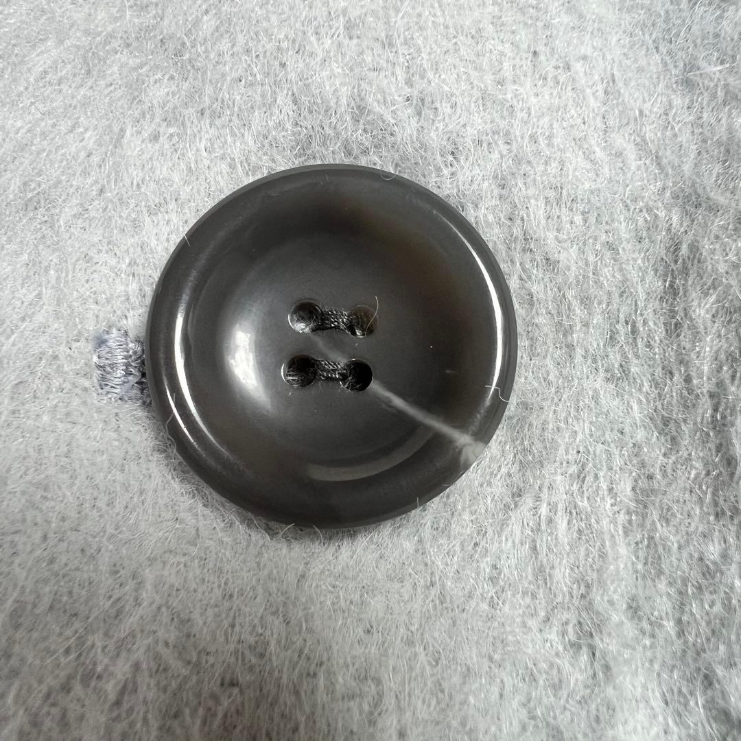 大きいサイズ アンタイトル アルパカ混 ベルテッド チェスターコート グレー 4