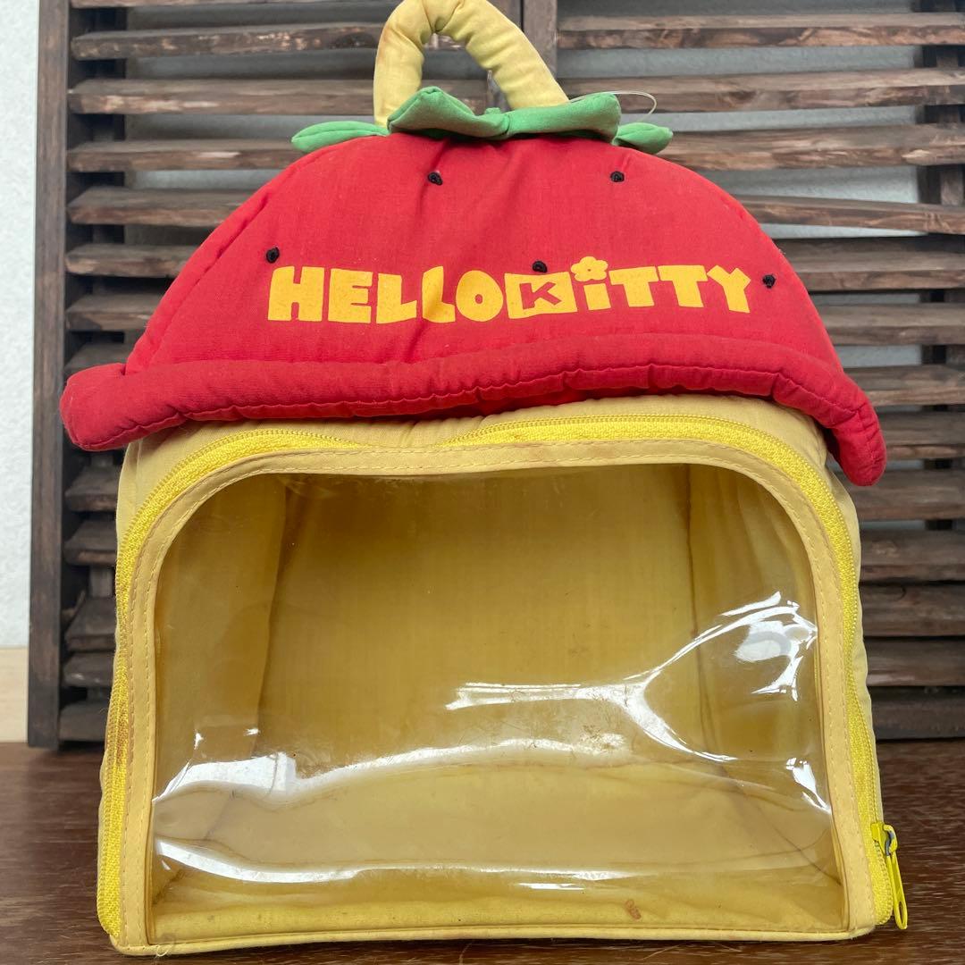 1997年　ハローキティ　いちごハウス　ぬいぐるみ　マスコット　レトロ　当時物