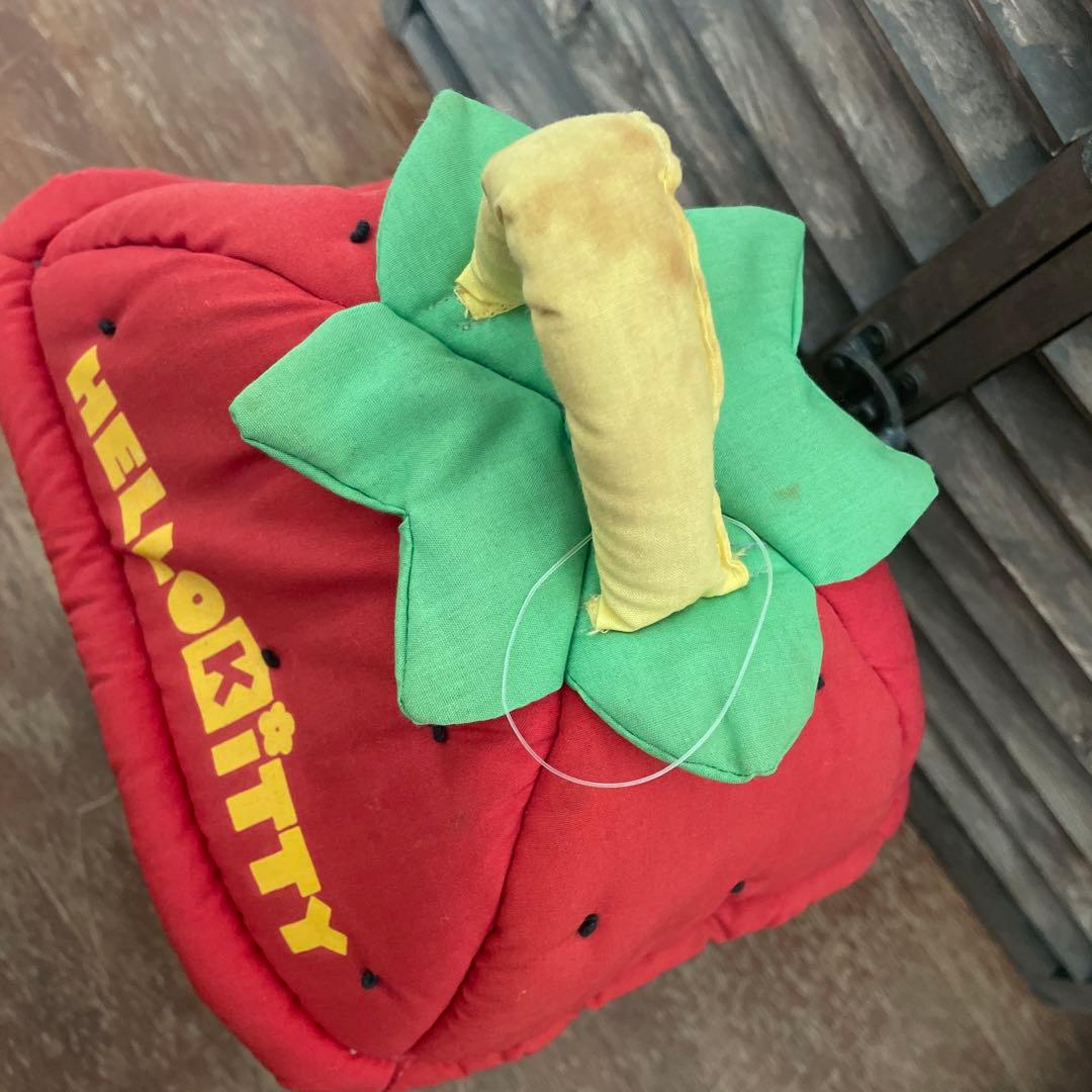 1997年　ハローキティ　いちごハウス　ぬいぐるみ　マスコット　レトロ　当時物