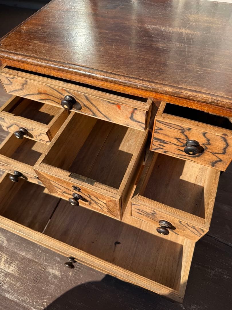 黒柿 古民具　時代物　小箪笥 ヴィンテージ 昭和レトロ　レトロ　アンティーク