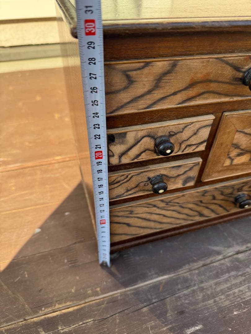 黒柿 古民具　時代物　小箪笥 ヴィンテージ 昭和レトロ　レトロ　アンティーク