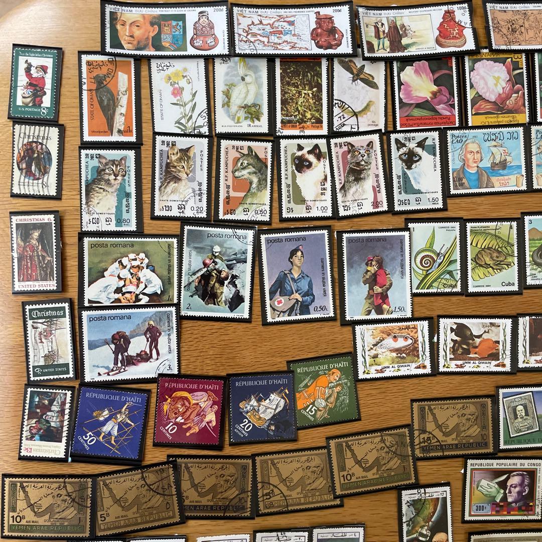世界の古切手 海外古切手 ヴィンテージ コレクション 希少レアおしゃれ約409枚
