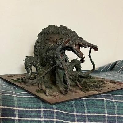 【最終価格】★ビオランテ 青島文化教材社 ジオラマ仕様 塗装済み完成品★