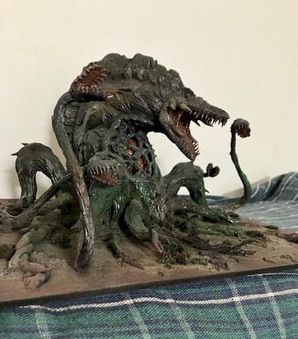 【最終価格】★ビオランテ 青島文化教材社 ジオラマ仕様 塗装済み完成品★