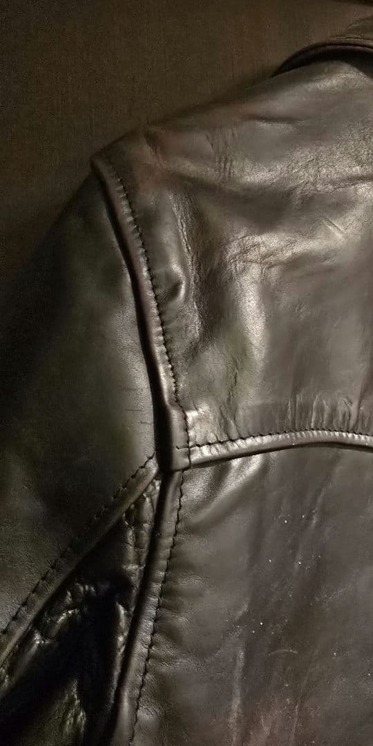 AERO LEATHER HIGHWAYMAN 馬革 茶芯 90s前期