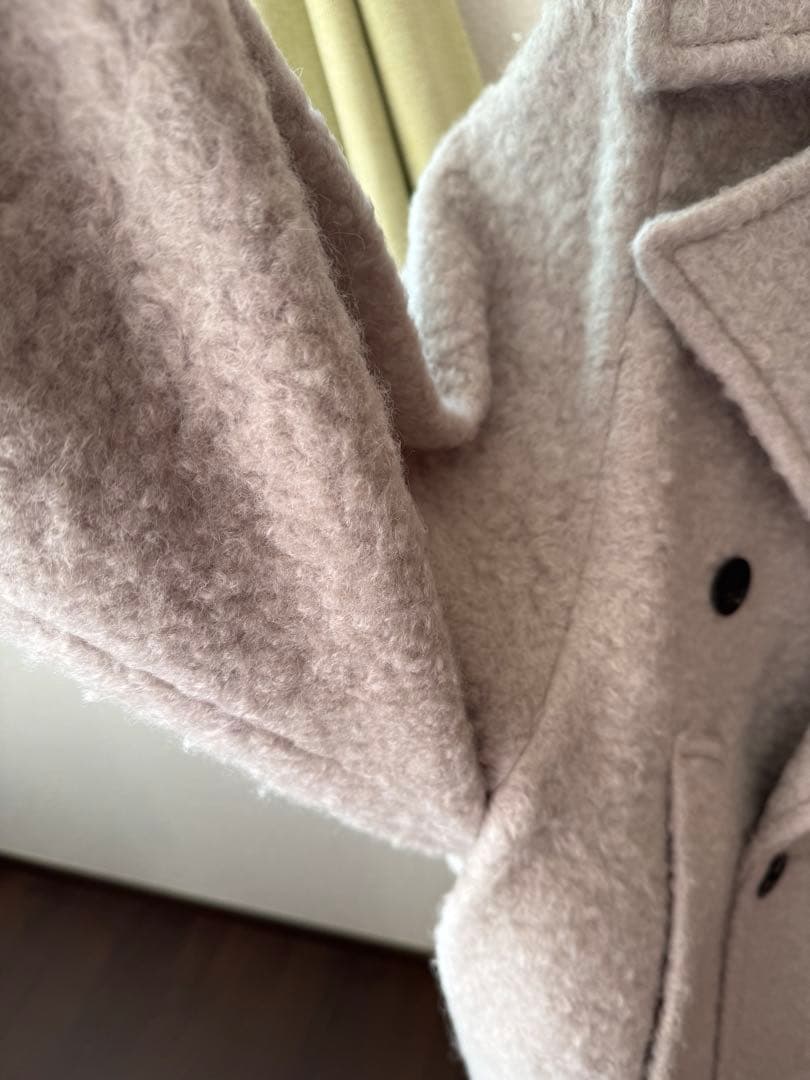 イエナ　IENA ループインレイショートコート　38 ナチュラル