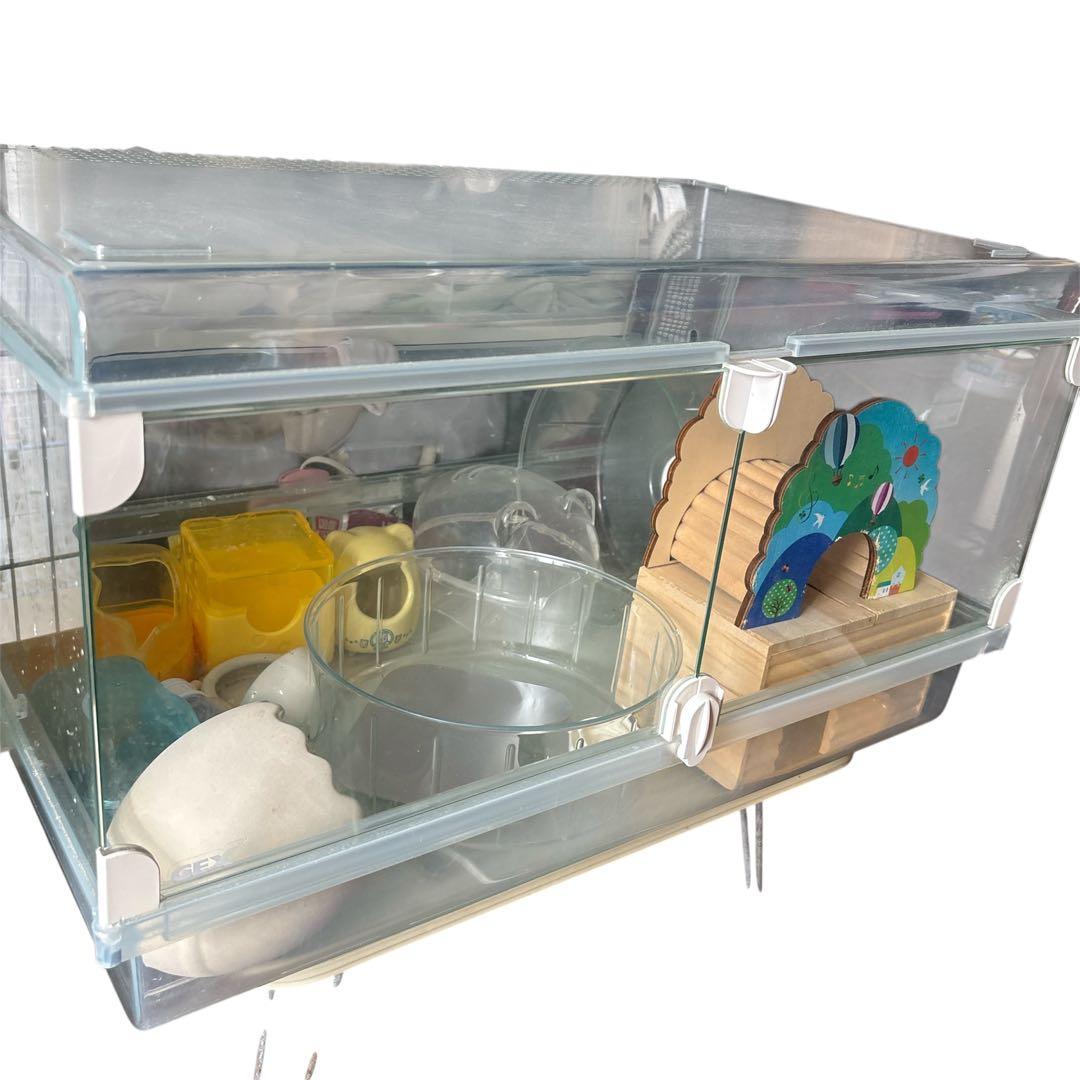 Gex グラスハーモニー 600 ハムスター ケージ 小動物 飼育セット