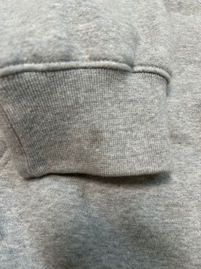 グレー フード付きパーカー 'have a good time'