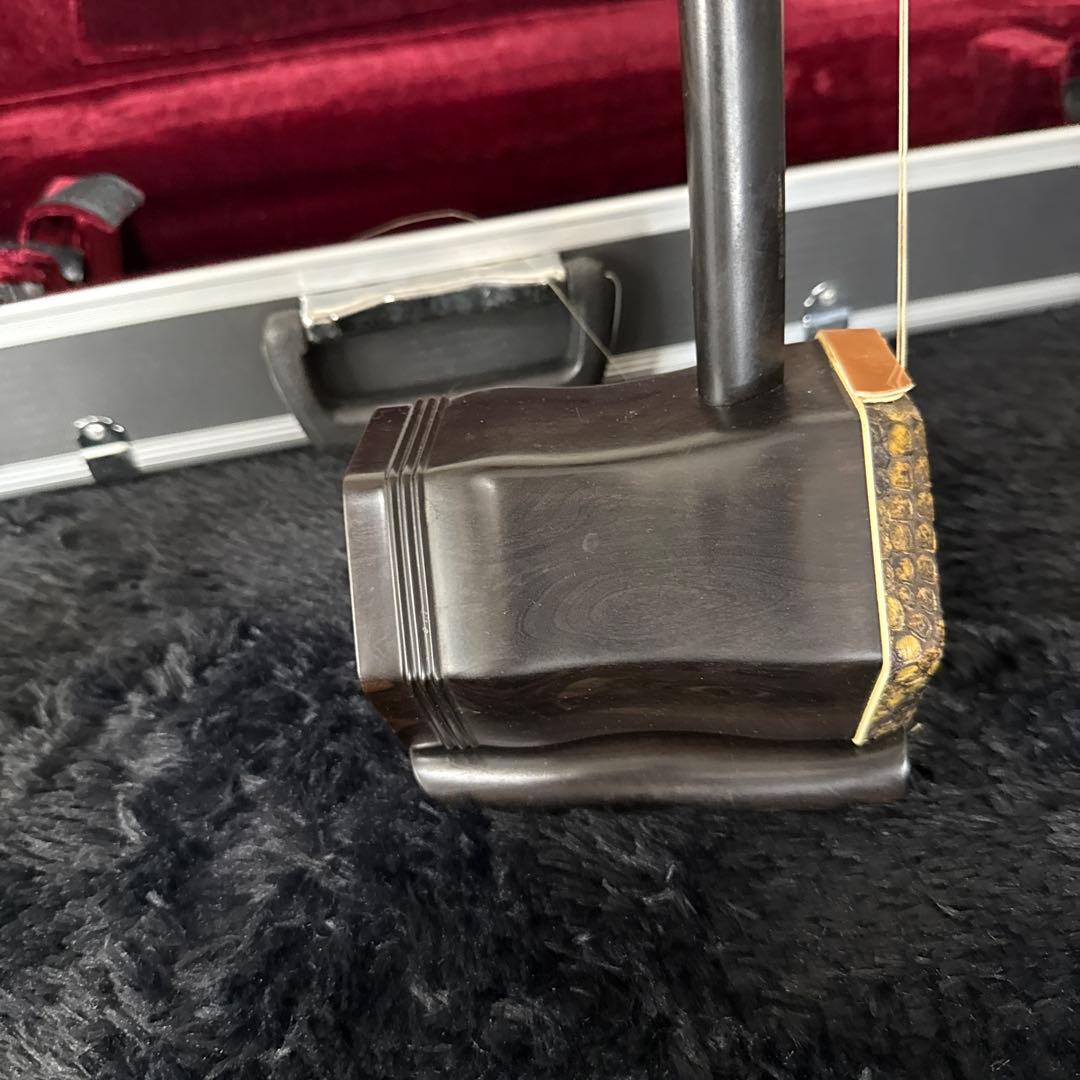 高級 二胡 天華之韻 弦楽器 民族楽器 ハードケース 弓付属