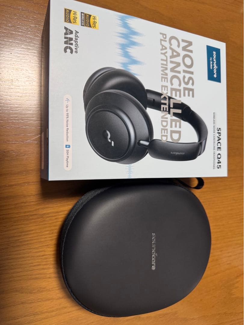 SPACE Q45 ワイヤレスヘッドホン ブラック