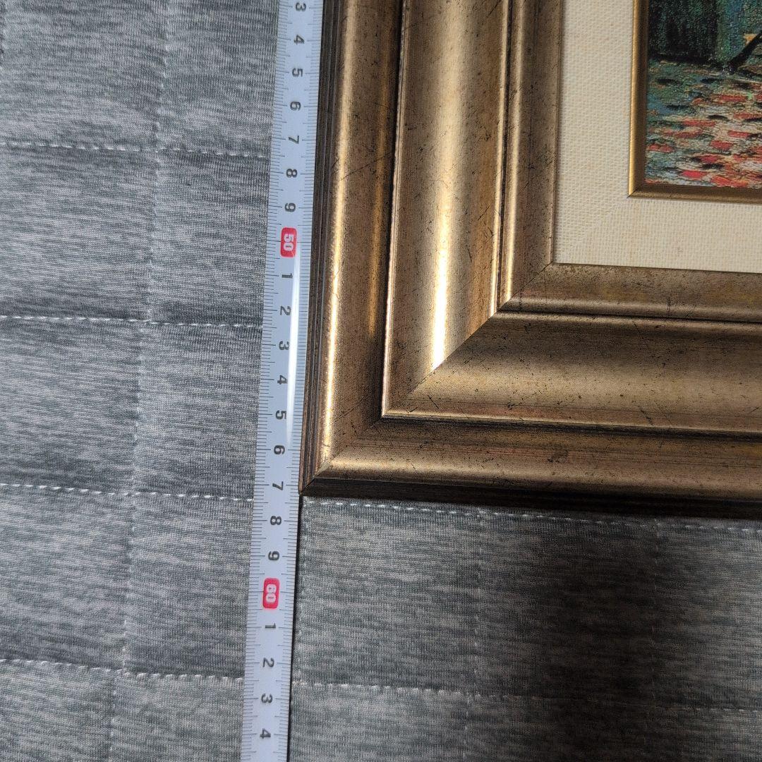 印象派 夜のカフェシーン 油彩画