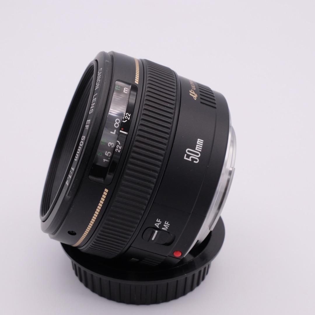 【ほぼ未使用】Canon EF50mm F1.4 USM 元箱完備 フードおまけ