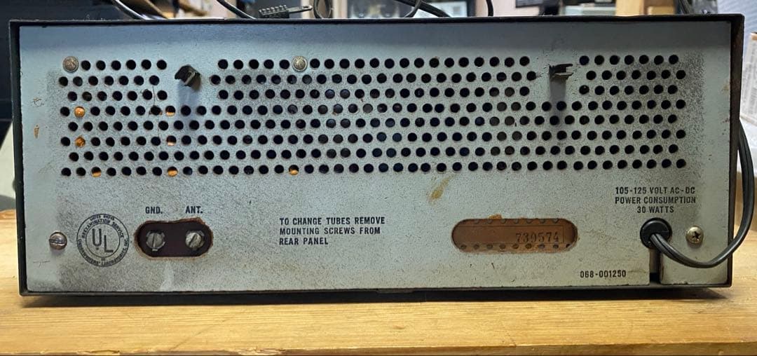 [変更] Hallicrafters sw-500 短波　受信機　ジャンク