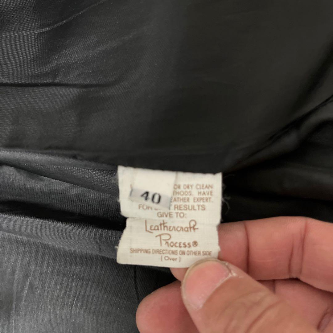 値下げ ショット schott 641 USA レザー シングル ライダースJK