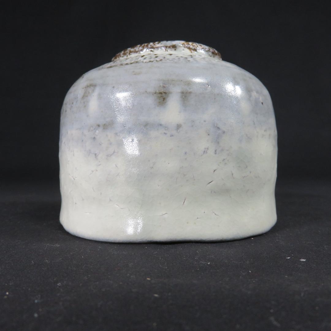 茶碗 萩焼 白本粉引 煌雪窯 清水啓功 木箱 共箱 抹茶碗 茶道具