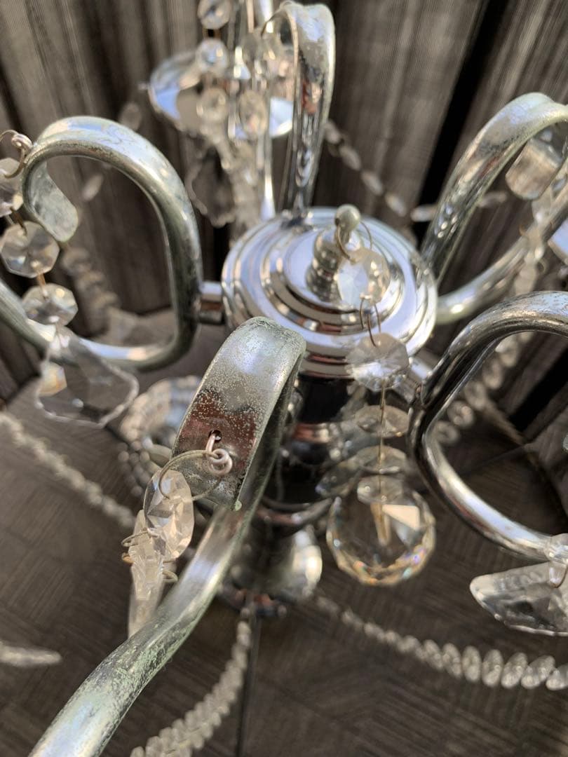 ブラックシェードシャンデリア