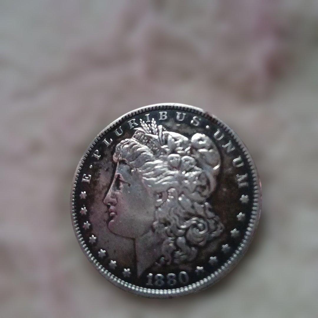 1880年 アメリカ 銀貨 リバティ女神像