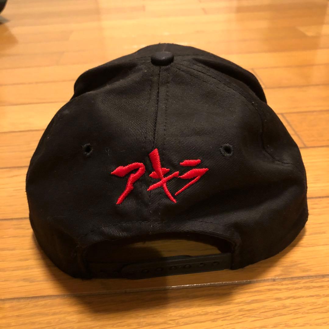 b*!様 AKIRA ロゴ キャップ 黒　FASHION VICTIM製