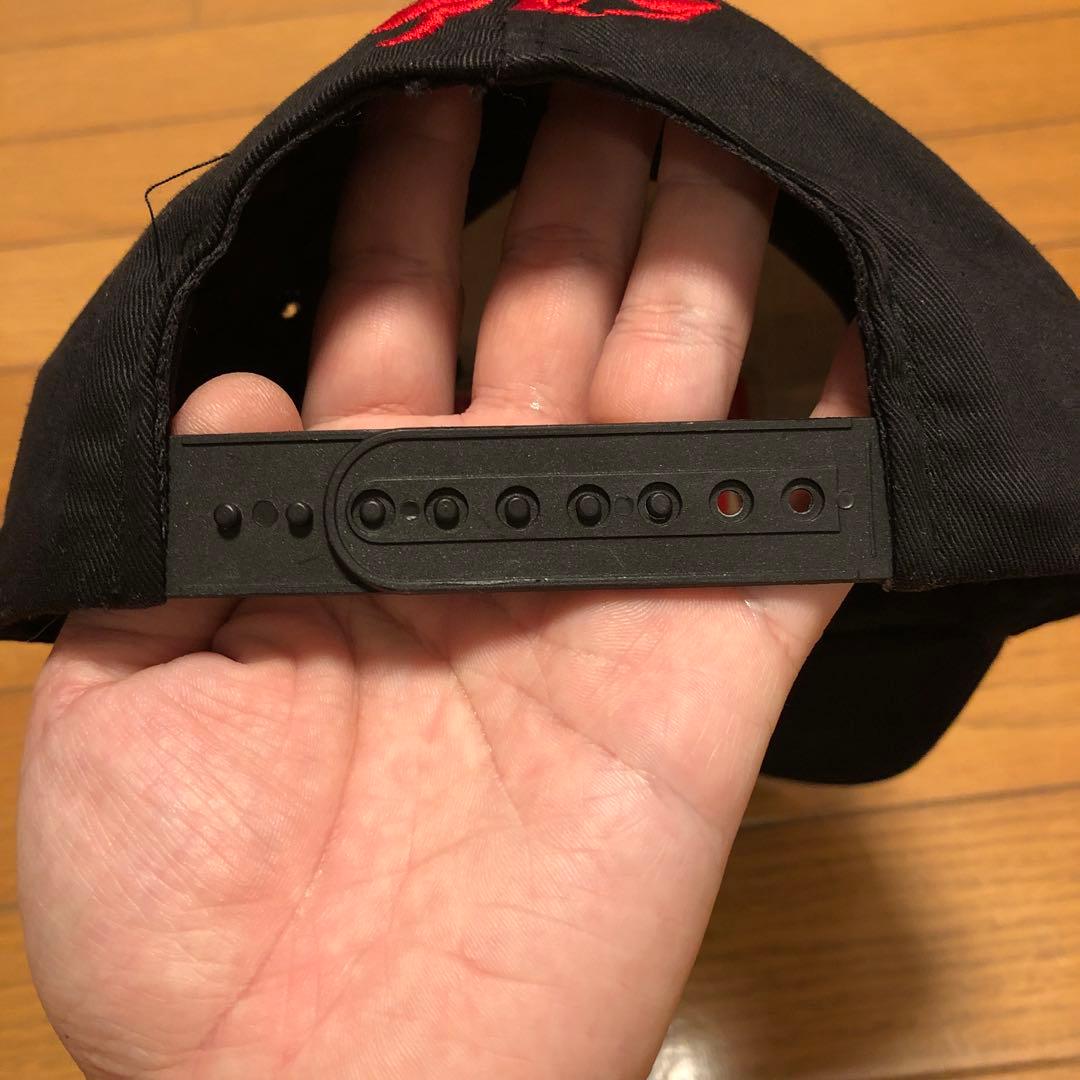 b*!様 AKIRA ロゴ キャップ 黒　FASHION VICTIM製