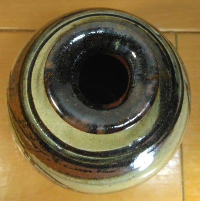 人間国宝 金城次郎 徳利 栞 共箱 美品 壺屋焼 壷屋焼 魚紋徳利 やちむん