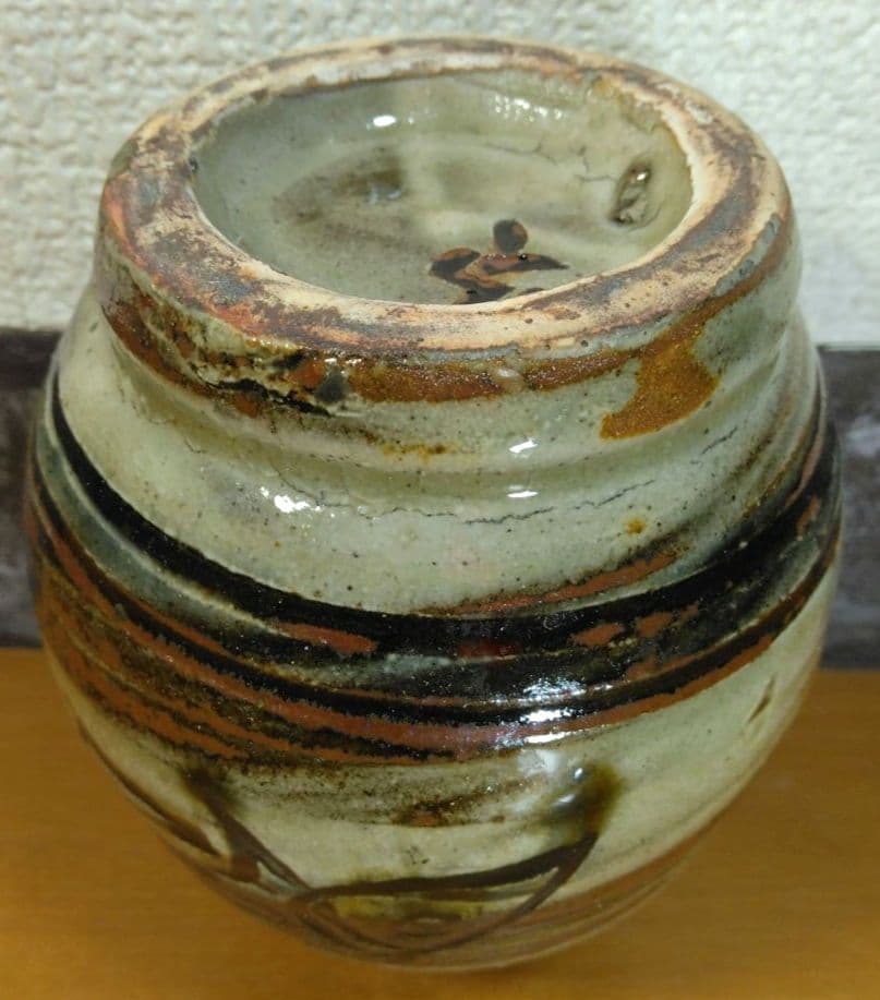 人間国宝 金城次郎 徳利 栞 共箱 美品 壺屋焼 壷屋焼 魚紋徳利 やちむん